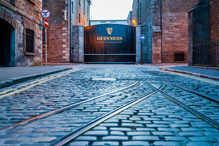 Entrance to the Guinness Storehouse in Dublin